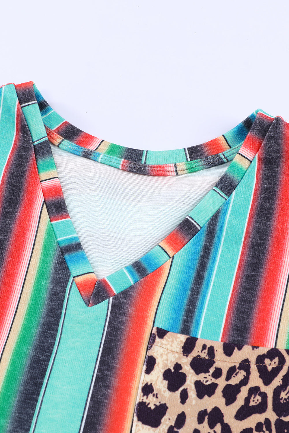 Rainbow Stripe Pocket Patch Tank