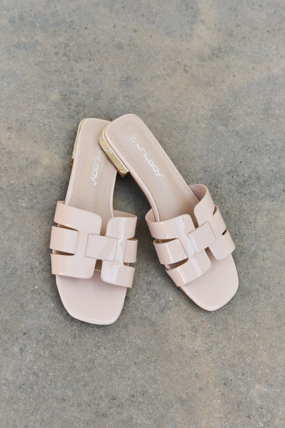 Weeboo Walk It Out Slide Sandals in Nude