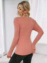 Load image into Gallery viewer, Crisscross Rib-Knit Sweater
