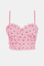 Load image into Gallery viewer, Flower Embellishment Bustier
