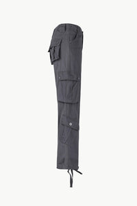 Ankle-Tie Cargo Pants