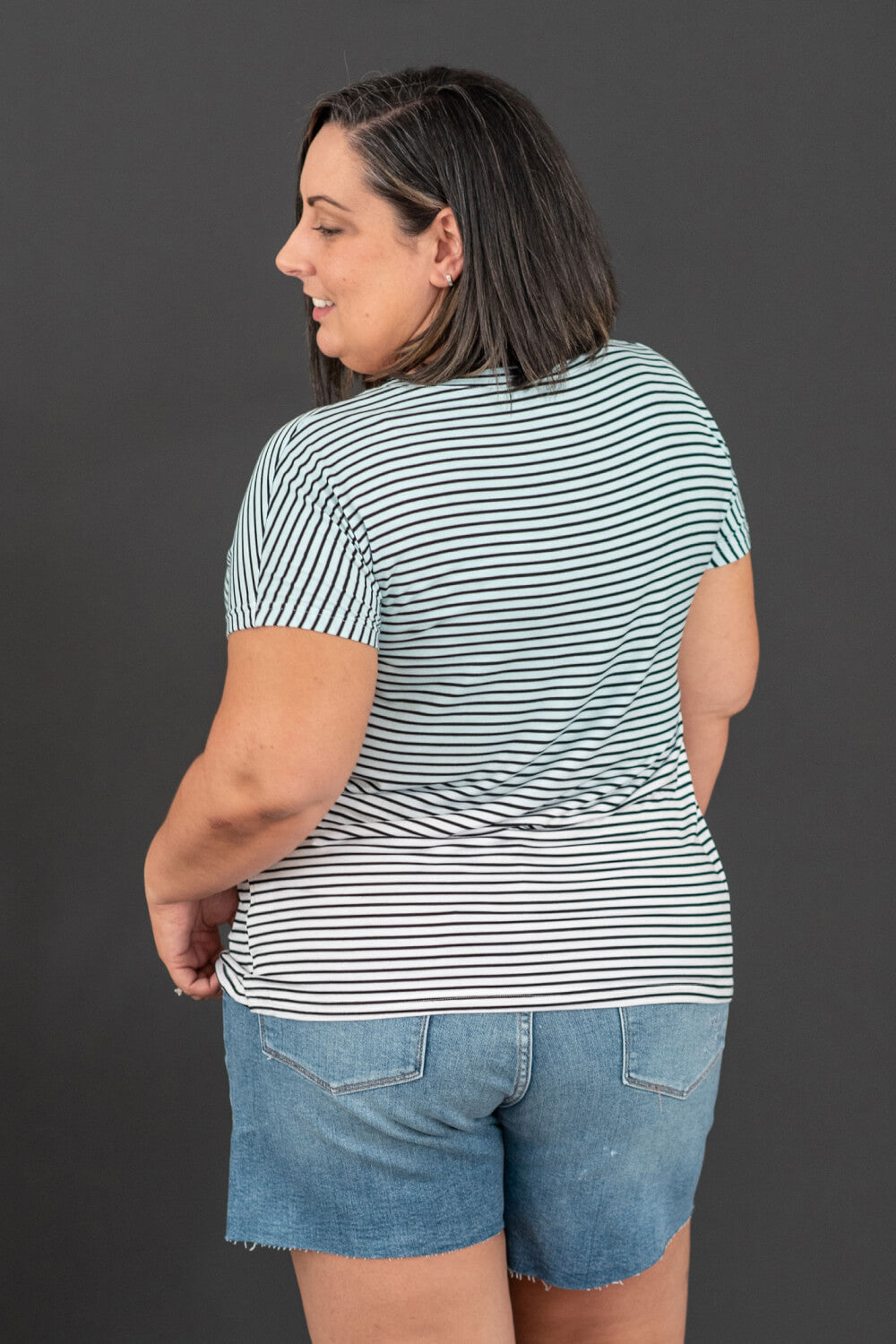 Sew In Love Running Free Full Size Striped Tee