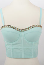 Load image into Gallery viewer, Demi Chain Trim Bustier
