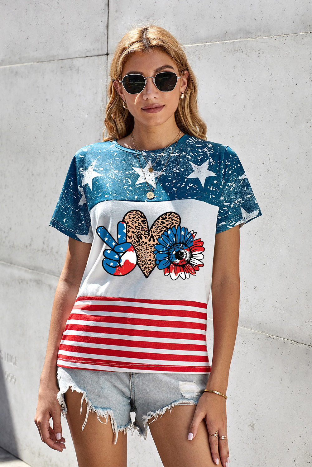 Stars and Stripes Graphic Tee