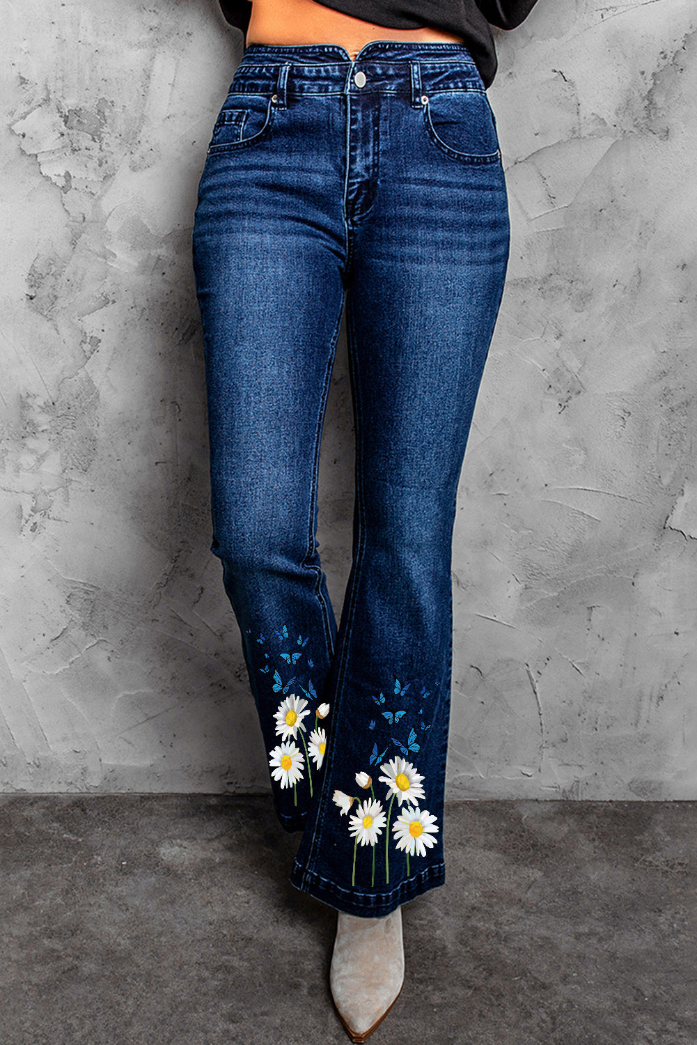 High Rise Flared Jeans