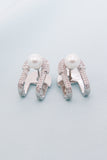 Statement Imitation Pearl Stud Earrings