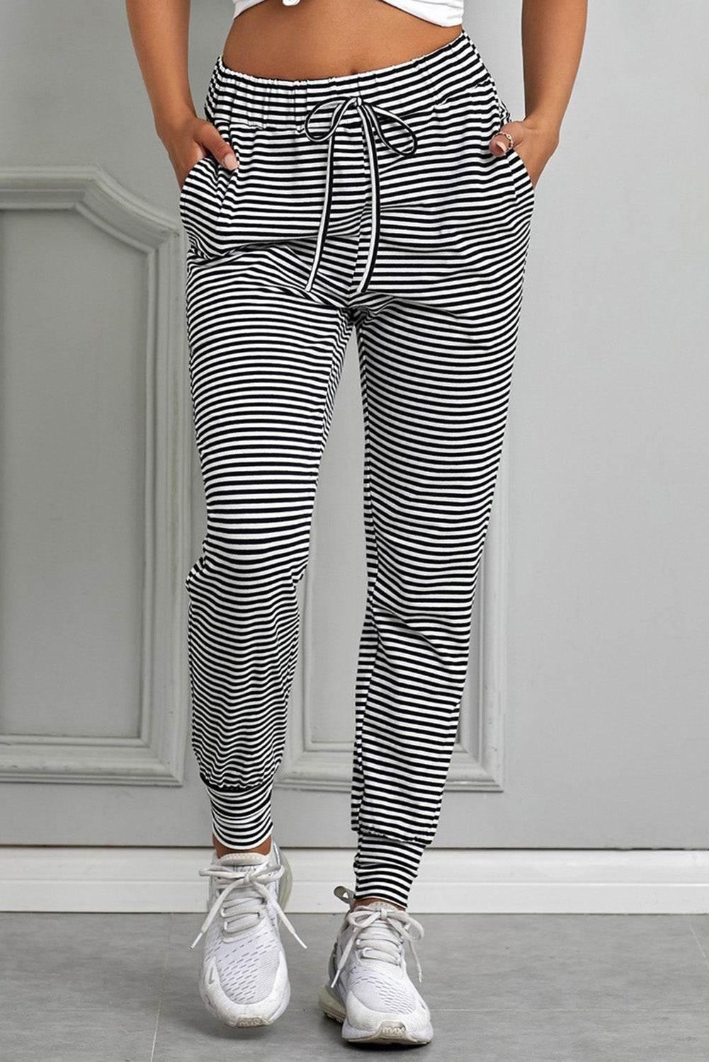 Striped Casual Joggers