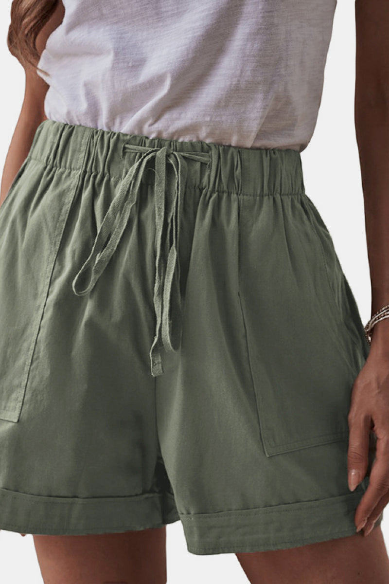 Ruched Pocket Shorts