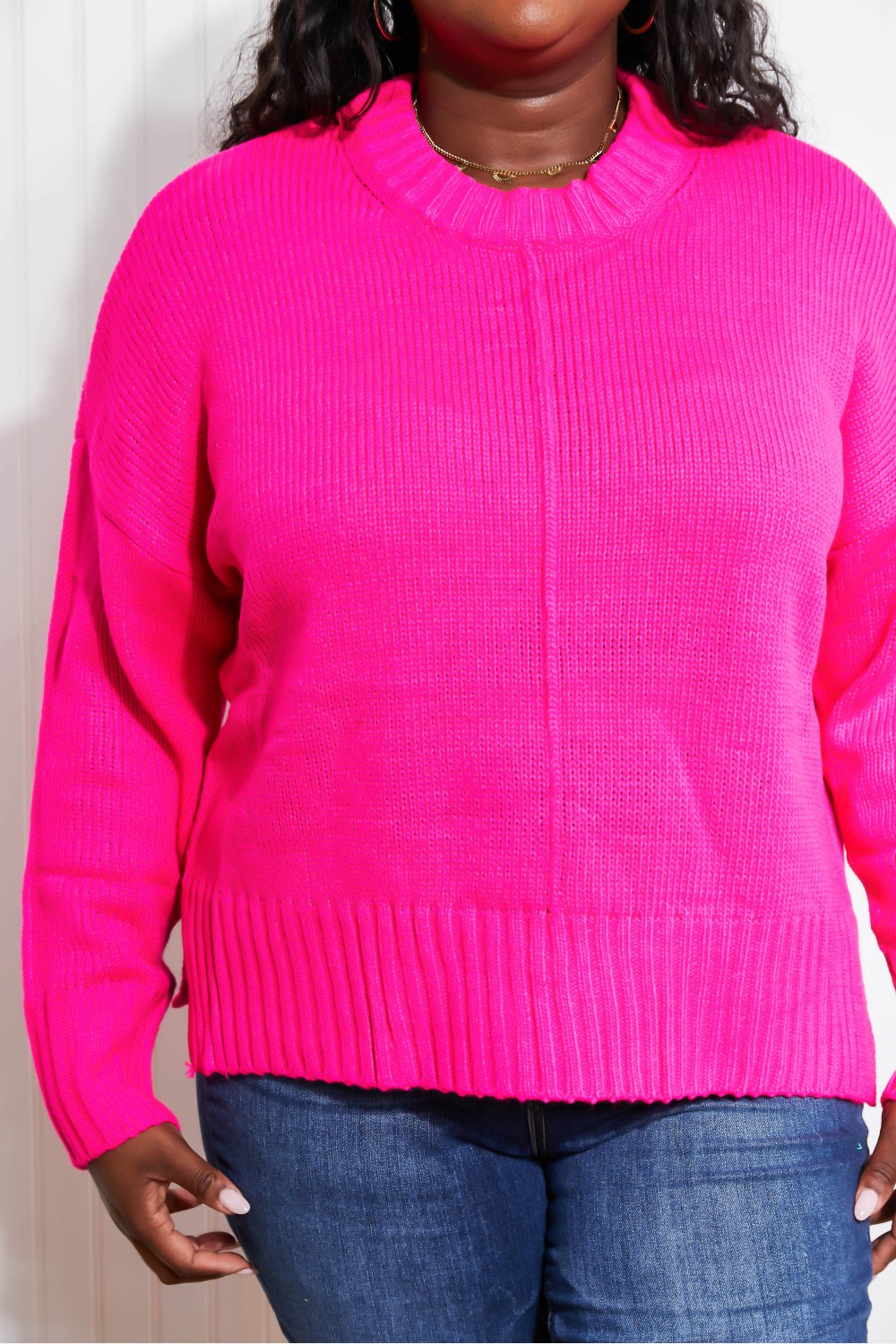 Sew In Love Girls' Day Full Size Center Seam Sweater