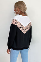 Load image into Gallery viewer, Chevron Color Block Raglan Sleeve Top
