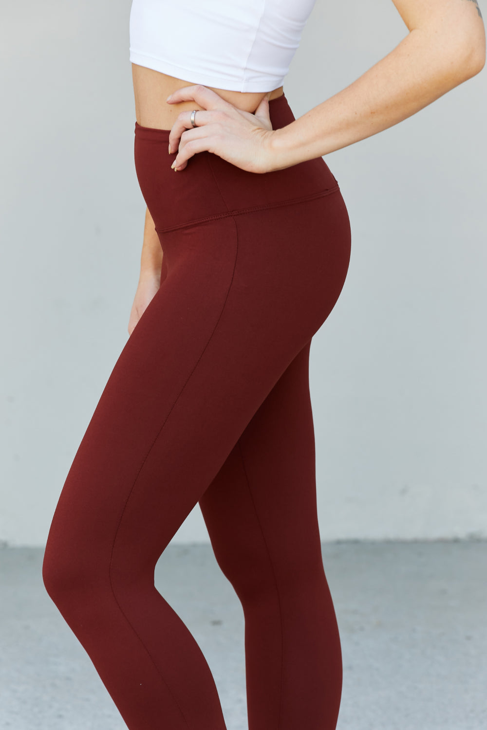 Zenana Full Size Wide Waistband Yoga Leggings