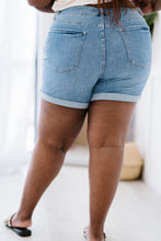 Load image into Gallery viewer, Judy Blue Trisha Full Size High Rise Cuffed Denim Shorts
