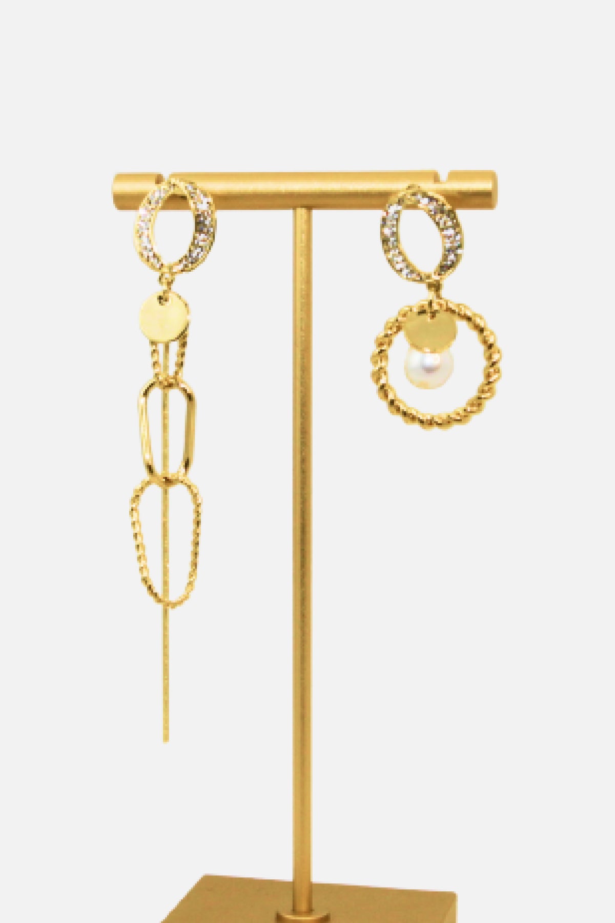 Asymmetrical Drop Earrings