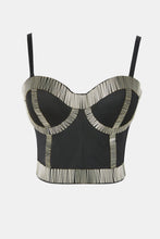 Load image into Gallery viewer, Bugle Bead Trim Bustier
