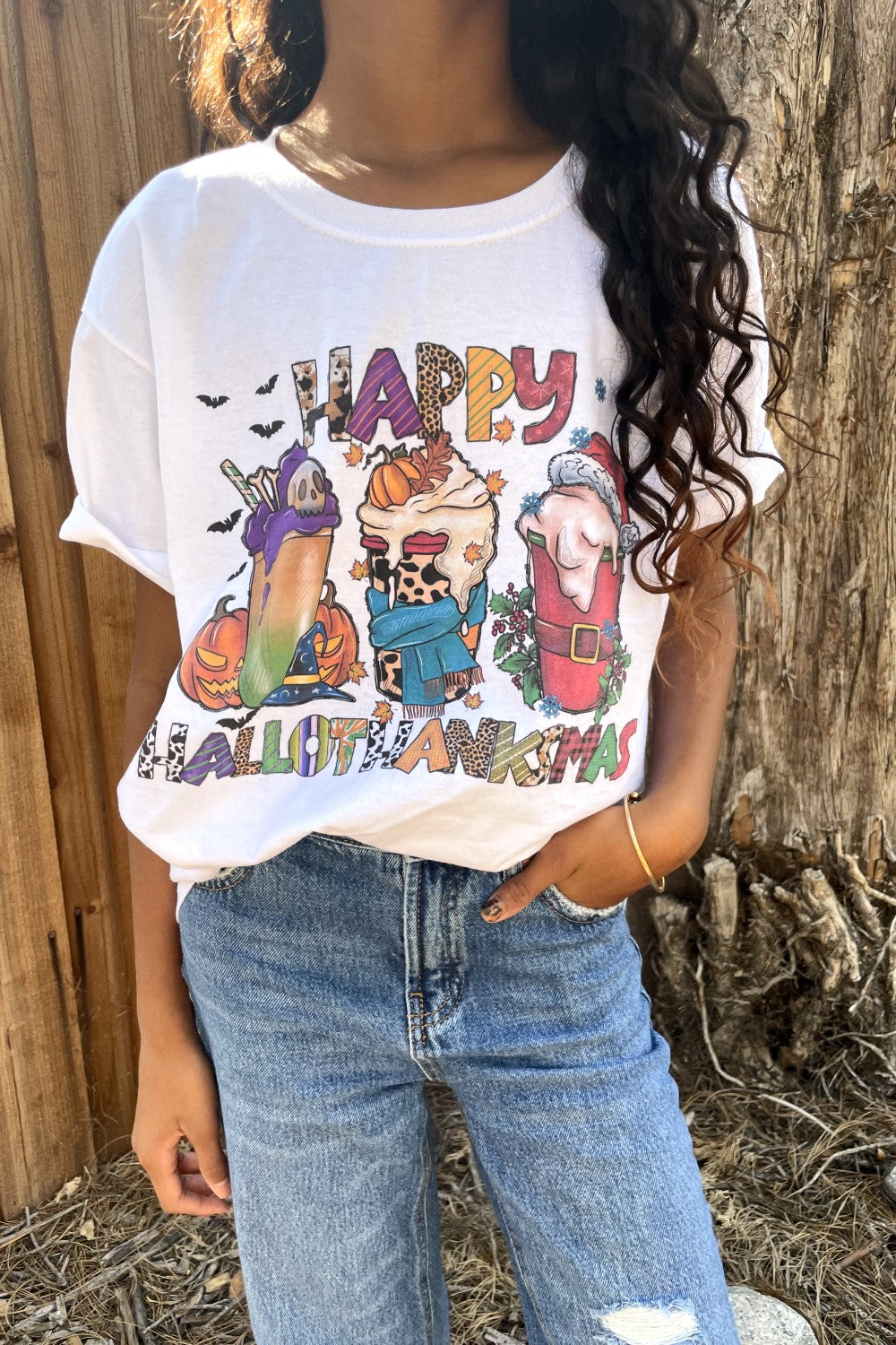 TEES2URDOOR Full Size Mommy and Me Graphic Tee Shirt