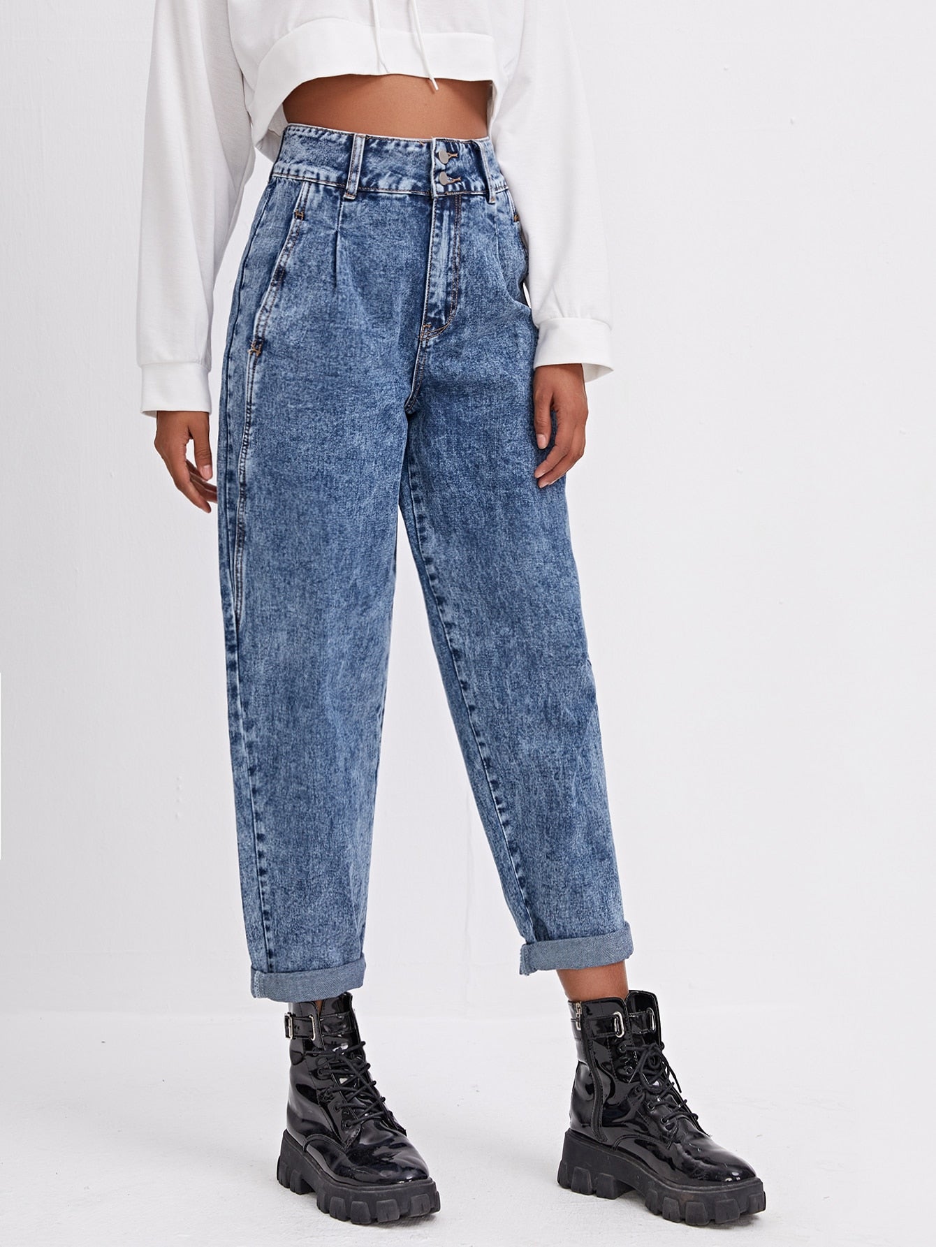 Find Your Place High-Rise Mom Jeans