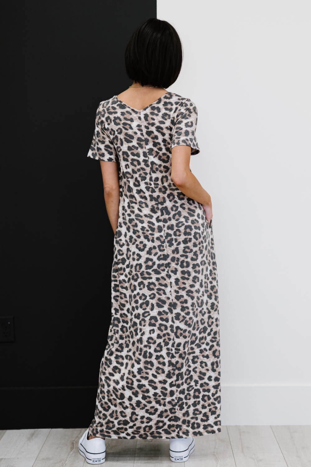 Zenana Born to be Wild Full Size Run Leopard Print Maxi Dress