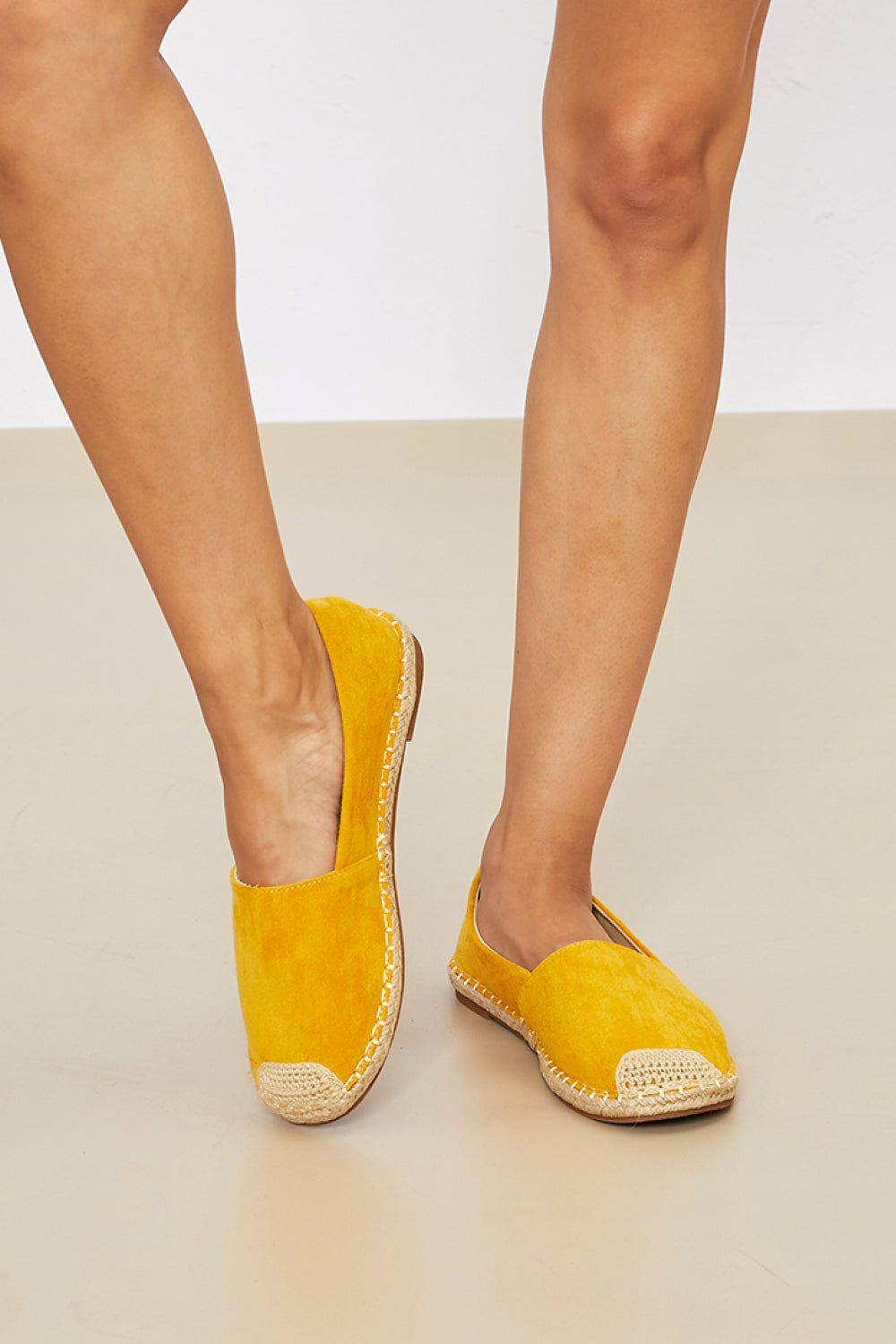 WeeBoo In Step Espadrille Slip-On Flats in Yellow