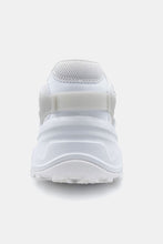 Load image into Gallery viewer, Berness Chunky Sole Contrast Detail Athletic Sneakers in White
