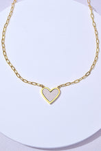 Load image into Gallery viewer, NEVER FORGET Heart Pendant Necklace
