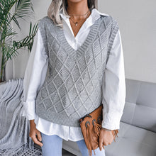 Load image into Gallery viewer, V-Neck Sweater Vest
