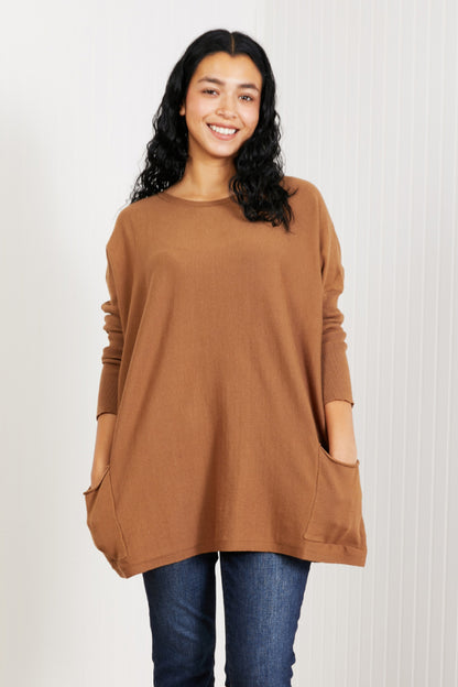 Sweet Lovely by Jen Countdown to Fall Full Size Pocket Swing Sweater