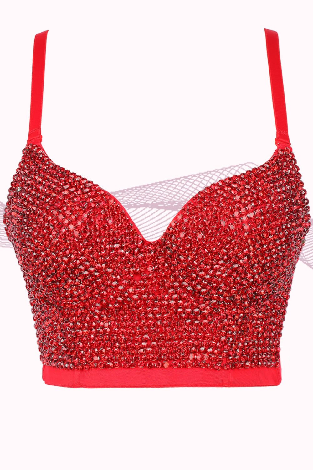 All-Over Rhinestone Bustier