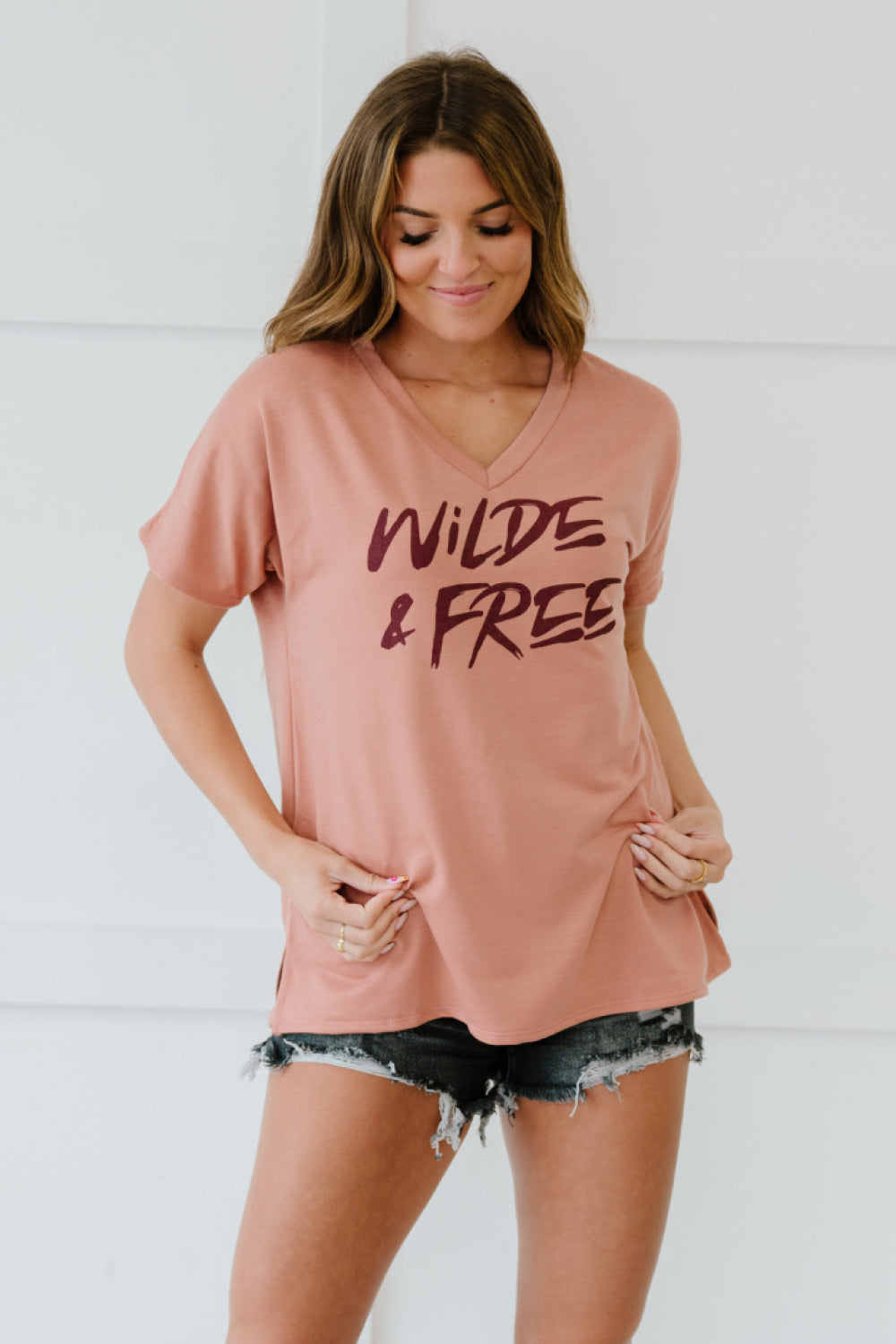 Sew In Love Wilde & Free Full Size Run Graphic Tee