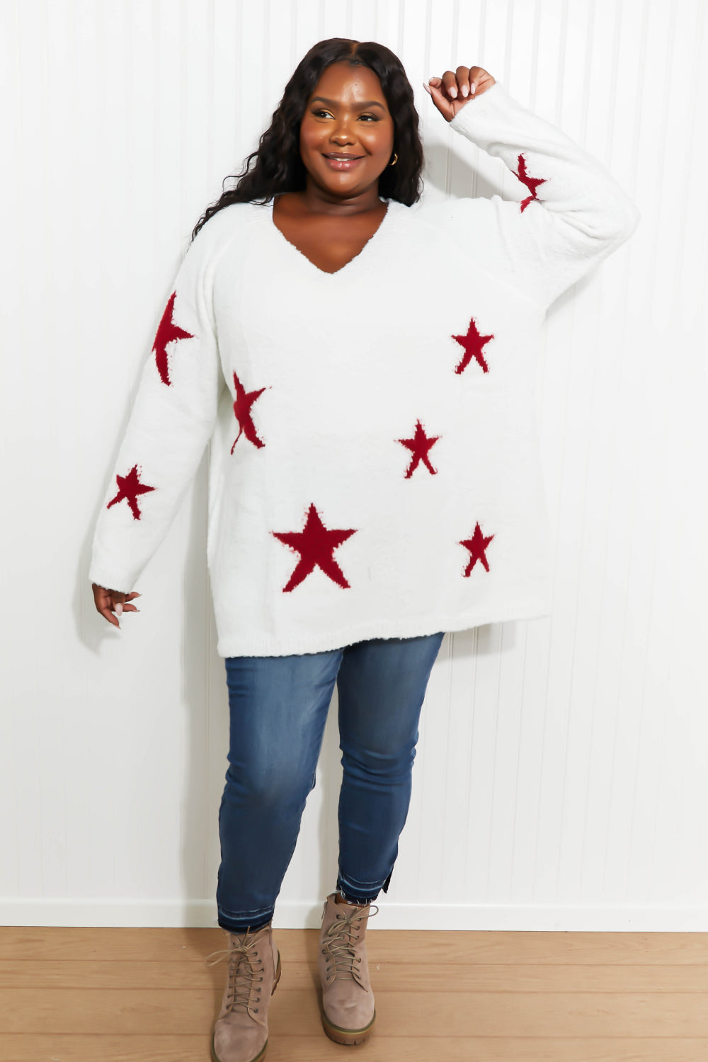 Davi & Dani Shoot for the Stars Full Size Sweater