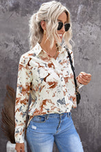 Load image into Gallery viewer, Abstract Print Button Down Shirt
