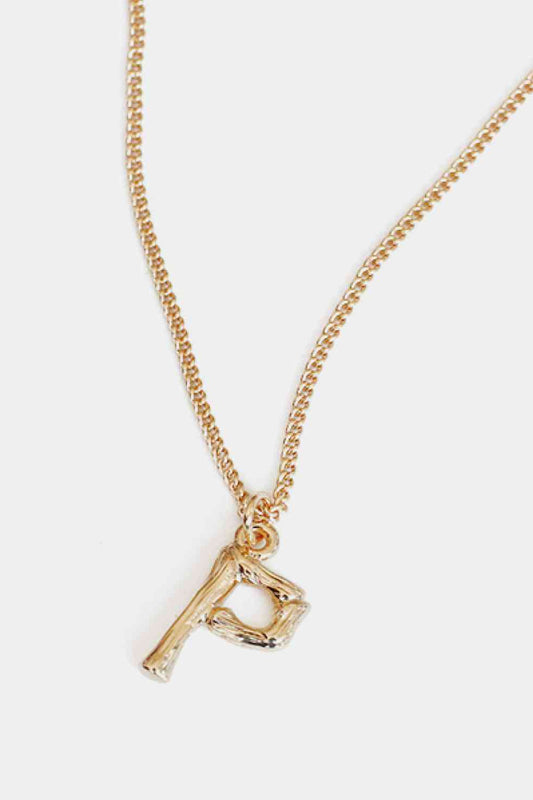 N-Z Letter Pendant Necklace