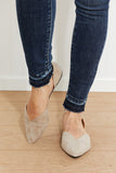 Qupid Simple and Chic Pointed Toe Ballet Flats