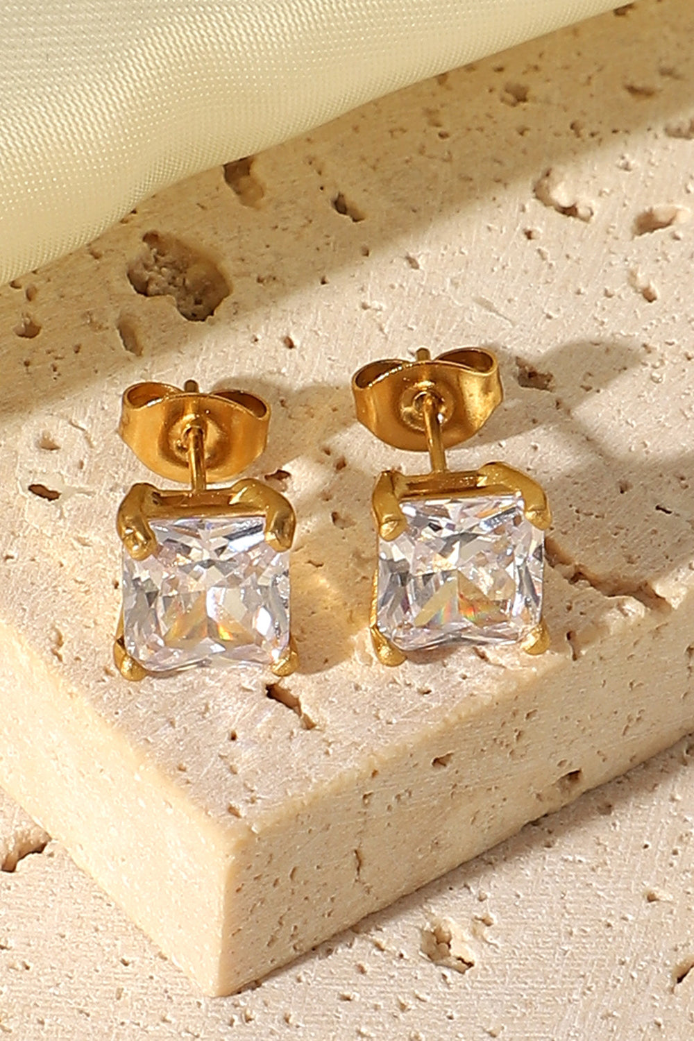 Cubic Zirconia Stud Earrings