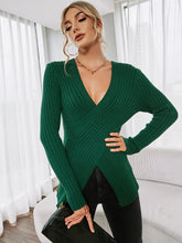 Load image into Gallery viewer, Crisscross Rib-Knit Sweater
