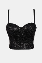 Load image into Gallery viewer, Beaded Sequin Floral Bustier
