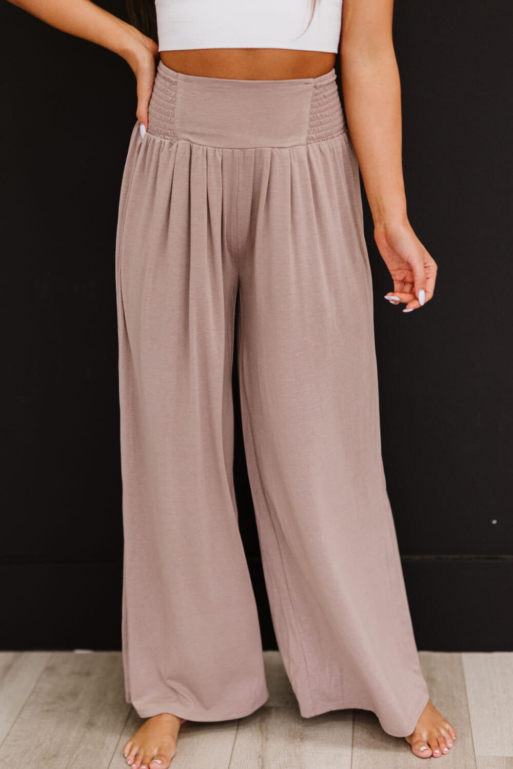 Zenana Easy Breezy Full Size Run Palazzo Pants