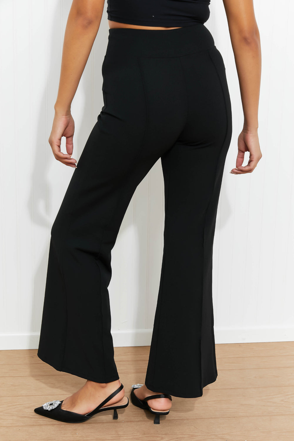 Zenana Insta Famous Full Size High Waist Wide Leg Pants