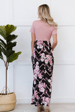 Load image into Gallery viewer, P &amp; Rose Love Deeply Full Size Two-Tone Floral Maxi Dress
