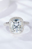 6 Carat Moissanite Halo Ring