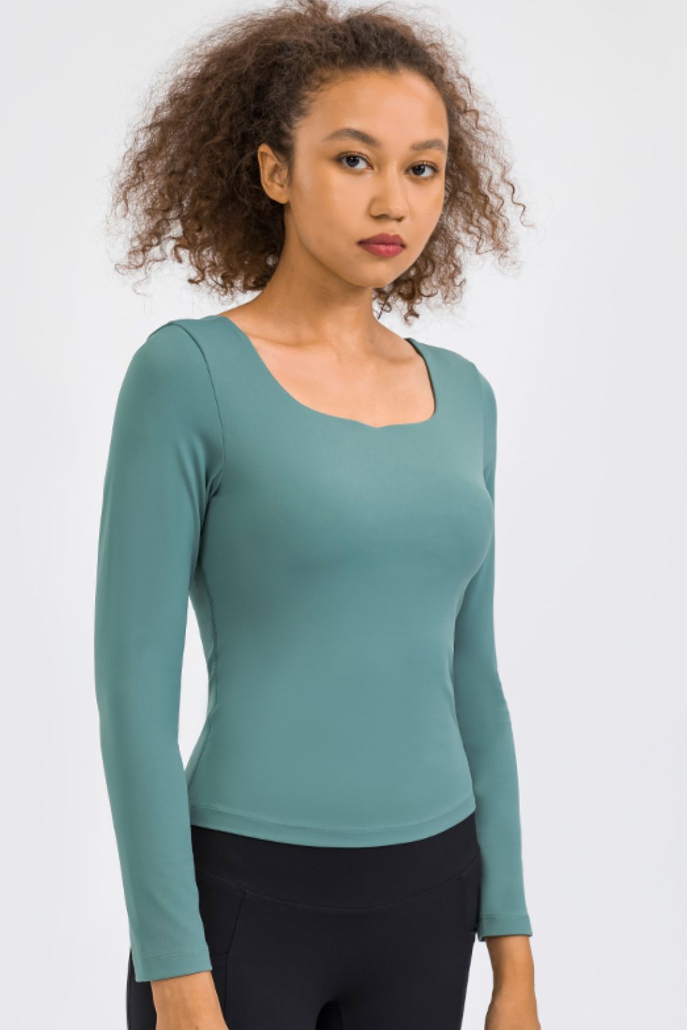 Feel Like Skin Highly Stretchy Long Sleeve Sports Top