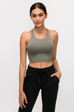 Load image into Gallery viewer, Criss Cross Back Sports Bra Top
