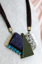 Load image into Gallery viewer, Geometric Stones Necklace
