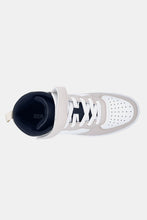 Load image into Gallery viewer, Berness Color Block High Top Lace-Up Sneakers in Beige
