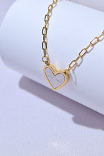 Load image into Gallery viewer, NEVER FORGET Heart Pendant Necklace
