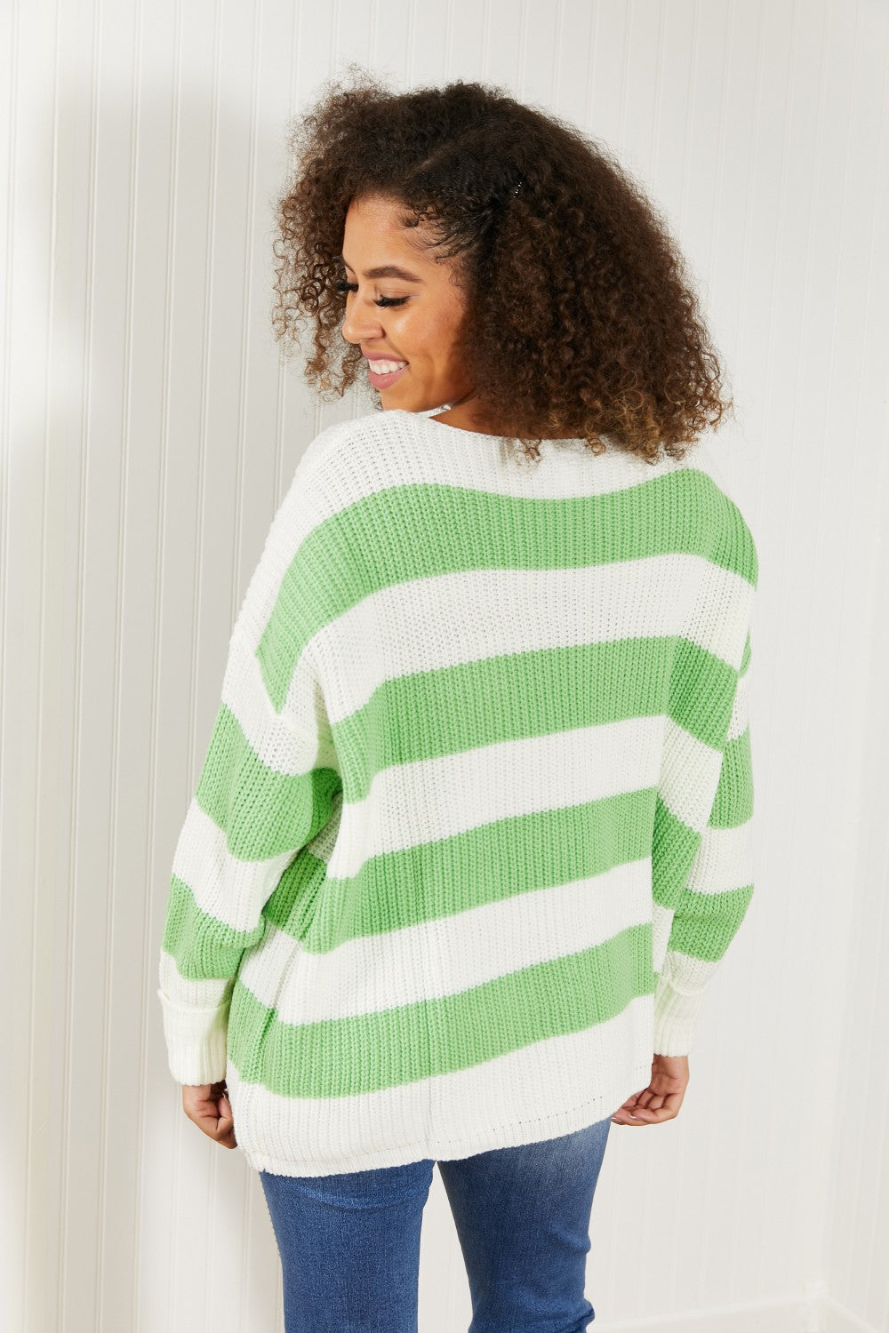 CY Fashion Thrill of the Moment Striped Sweater