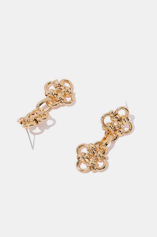 Decorative Knot Drop Earrings