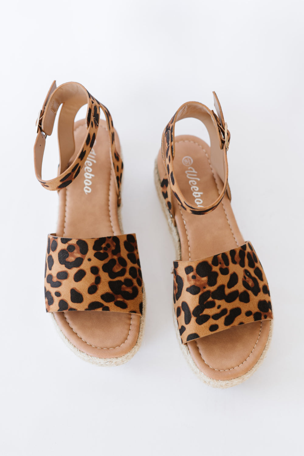 WeeBoo Every Step Espadrille Platform Sandal in Leopard