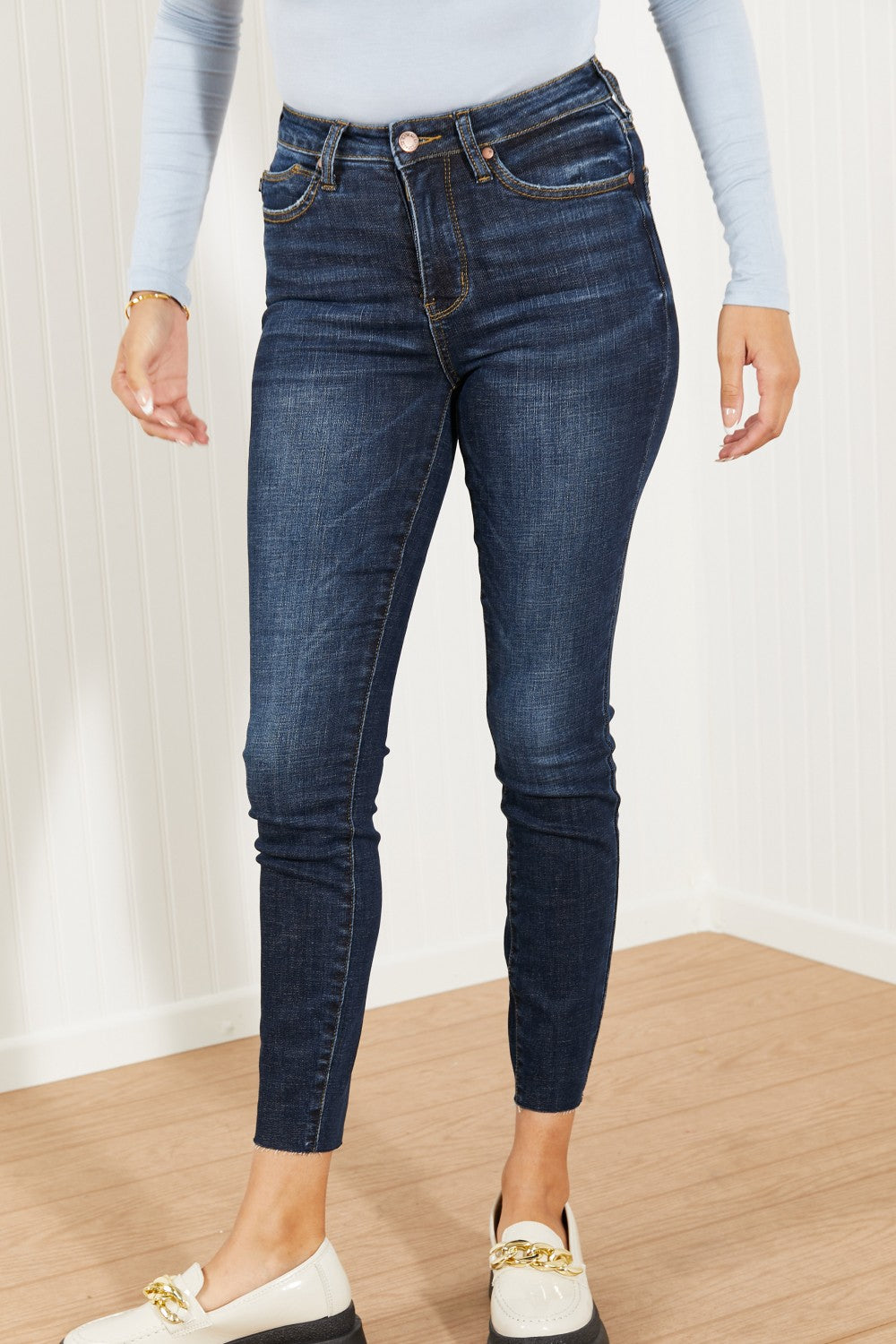 Judy Blue Esther Full Size Tummy Control Skinny Jeans