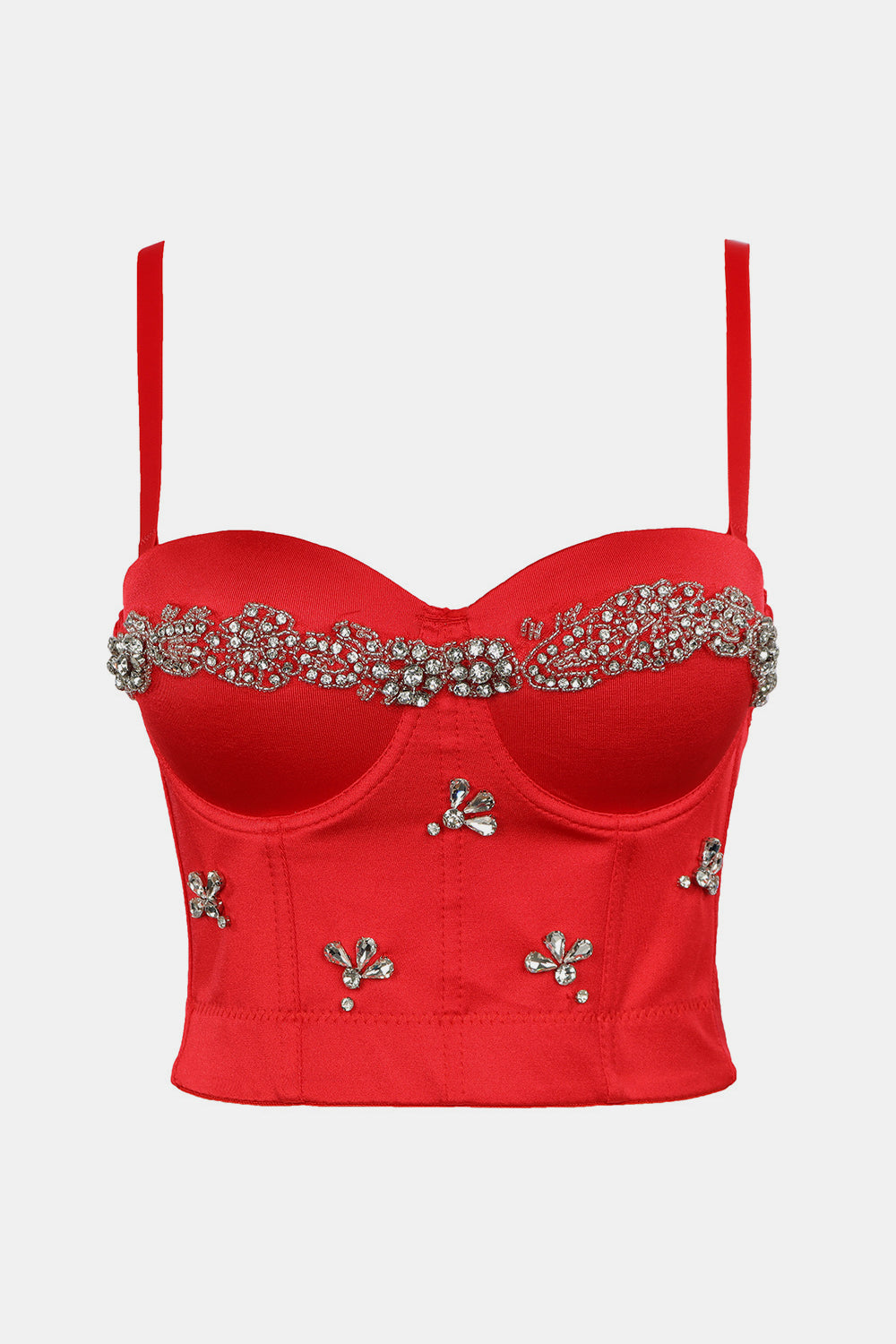 Rhinestone Applique Bustier