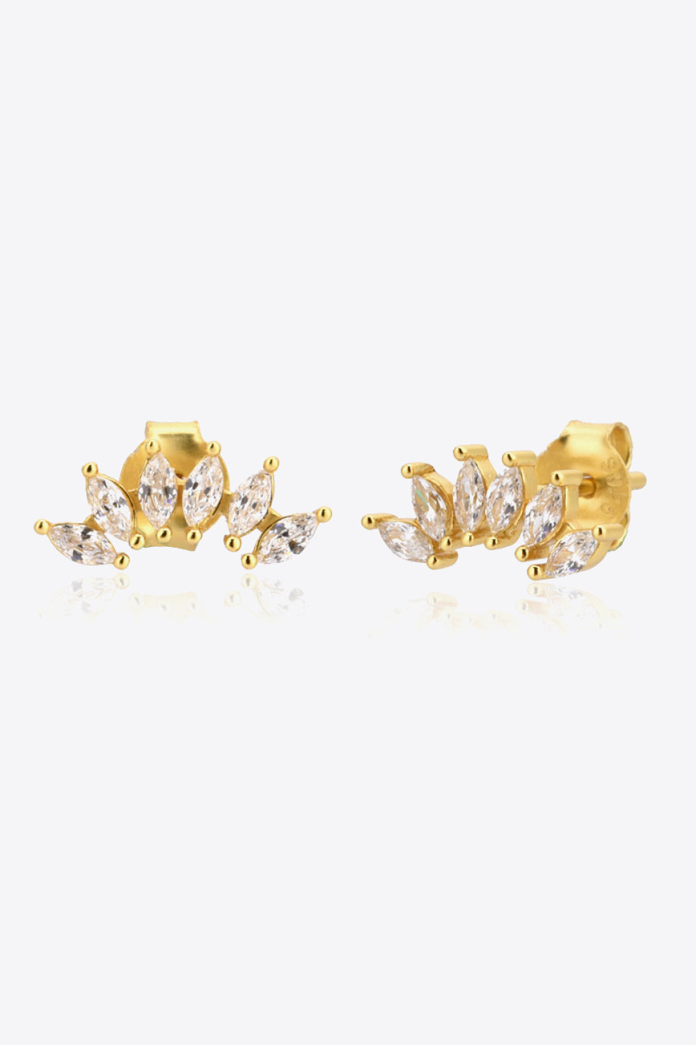 Zircon 925 Sterling Silver Stud Earrings